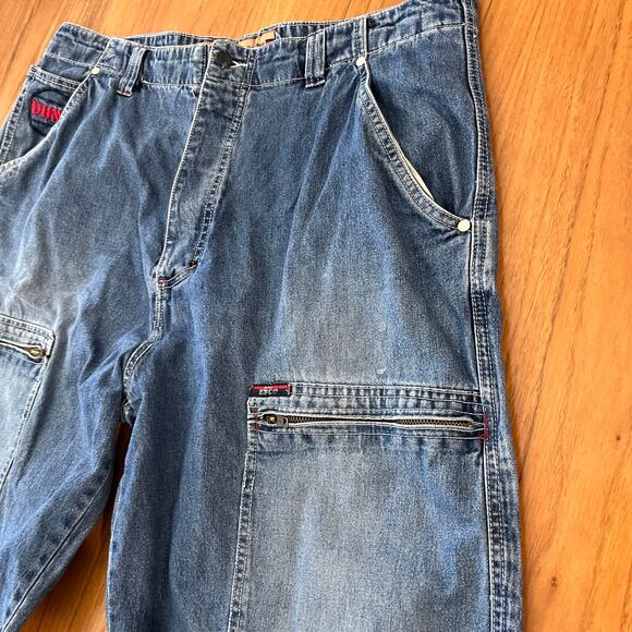 Willie Esco Duns Jeans 40 x 33 Fur Cargo Utility Baggy Loose 90s Y2K Street - Picture 14 of 16